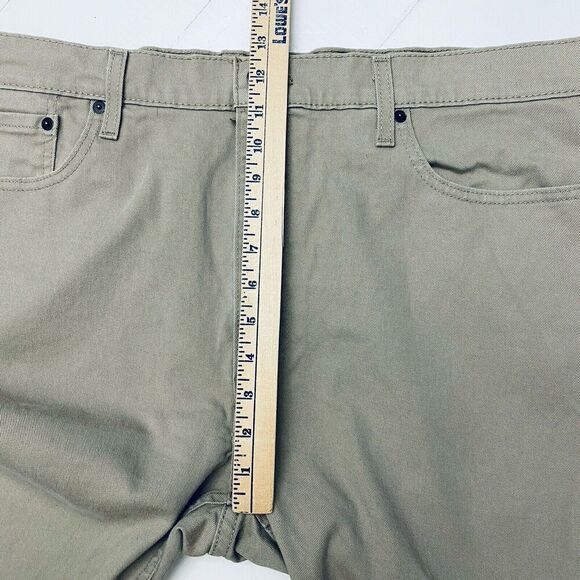 Levi's 502 All Seasons Men's Khaki Tan Regular Tapered Fit Chino Tag 40x30 - Picture 8 of 14